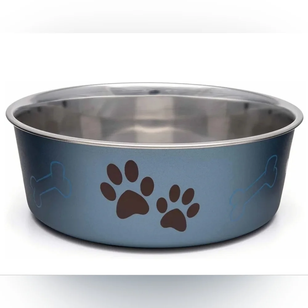 Stainless Steel Dog & Cat Bowls - Spill Proof Dog Food Bowl, Cat Bowl, Puppy